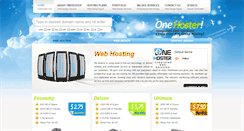 Desktop Screenshot of onehoster.com